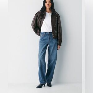 Denim Forum Aritzia low rise baggy jeans 💙